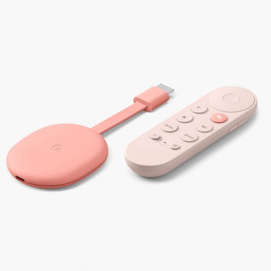 GOOGLE CHROMECAST WITH GOOGLE TV 4K ALBA ROSSA GA03131-IT GOOGLE CHROMECAST WITH GOOGLE TV 4K ALBA ROSSA GA03131-IT