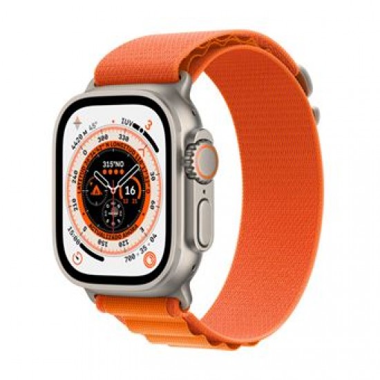 APPLE WATCH ULTRA MQFM3TY/A GPS+CELLULAR 49MM TITANIUM CASE WIT ORANGE ALPINE LOOP-LARGE APPLE WATCH ULTRA MQFM3TY/A GPS+CELLULAR 49MM TITANIUM CASE WIT ORANGE ALPINE LOOP-LARGE