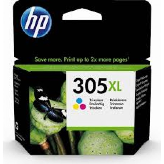 HP INK CARTRIDGE TRICOLOUR 305XL 3YM63AE HP INK CARTRIDGE TRICOLOUR 305XL 3YM63AE