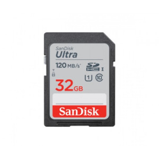 SANDISK ULTRA MEMORY CARD 32GB SD CLASS10 UHS-1 SDSDUN4-032G-GN6IN