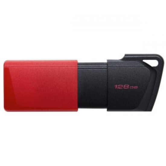 KINGSTON DATATRAVELER EXODIA M FLASH DRIVE 128GB USB-A 3.2 BLACK-RED DTXM/128GB
