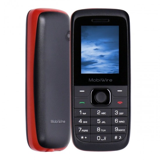 MOBIWIRE TELEFONO CELLULARE NAKAI 1.8" BLACK MOBIWIRE TELEFONO CELLULARE NAKAI 1.8" BLACK