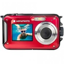 AGFA WP8000 WATERPROOF DIGITAL CAMERA RED