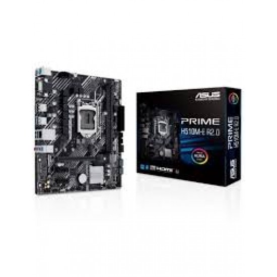 ASUS PRIME H510M-E R2.0 MOTHERBOARD MICRO ATX LGA1200 - H470 90MB1FQ0-M0EAY0 ASUS PRIME H510M-E R2.0 MOTHERBOARD MICRO ATX LGA1200 - H470 90MB1FQ0-M0EAY0