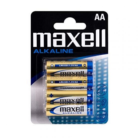 MAXELL ALKALINE LR-6 AA 4DB MAXELL ALKALINE LR-6 AA 4DB