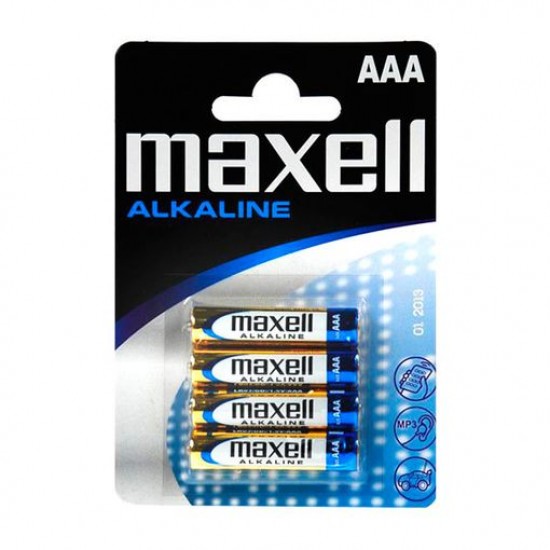 MAXELL ALKALINE LR-3 AAA 4DB MAXELL ALKALINE LR-3 AAA 4DB