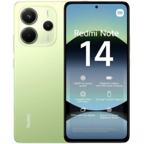 XIAOMI REDMI NOTE 14 8+256GB DS 4G LIME GREEN OEM