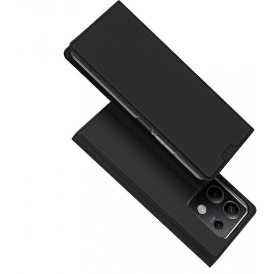 DUX DUCIS SKIN PRO CASE WITH FLAP AND CARD SLOT - XIAOMI REDMI NOTE 13 5G - BLACK DUX DUCIS SKIN PRO CASE WITH FLAP AND CARD SLOT - XIAOMI REDMI NOTE 13 5G - BLACK
