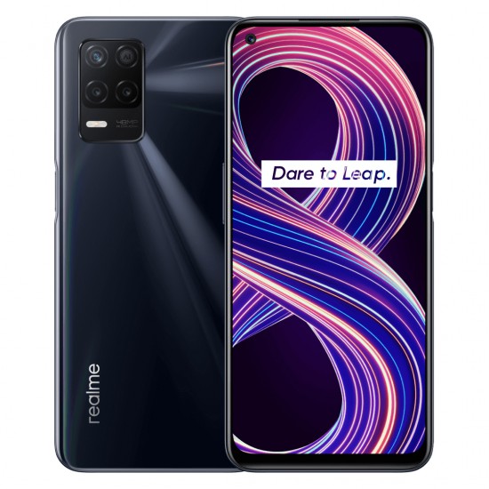 REALME 8 4+64GB DS 5G SUPERSONIC BLACK (Op. sim free only apps)