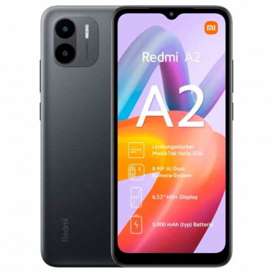 XIAOMI REDMI A2 2+32GB DS 4G BLACK OEM XIAOMI REDMI A2 2+32GB DS 4G BLACK OEM
