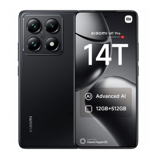 XIAOMI 14T PRO 12+256GB DS 5G TITAN BLACK OEM XIAOMI 14T PRO 12+256GB DS 5G TITAN BLACK OEM