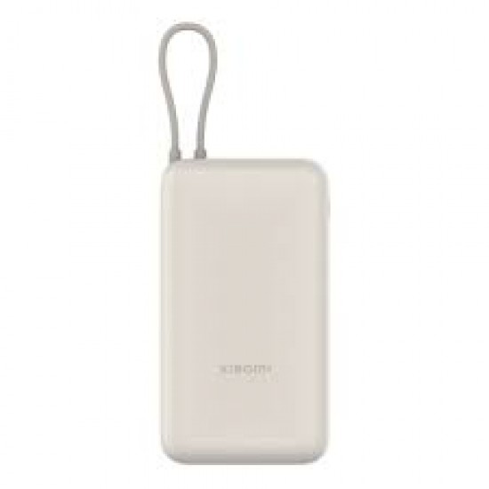 XIAOMI POWER BANK 33W 20000MAH INTEGRATED CABLE TAN GL XIAOMI POWER BANK 33W 20000MAH INTEGRATED CABLE TAN GL