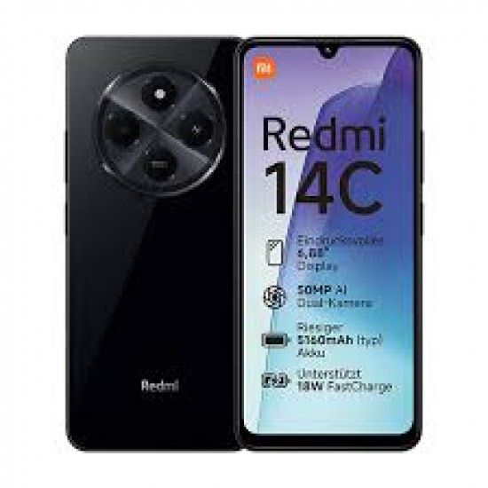 XIAOMI REDMI 14C 4+128GB DS NFC MIDNIGHT BLACK OEM XIAOMI REDMI 14C 4+128GB DS NFC MIDNIGHT BLACK OEM