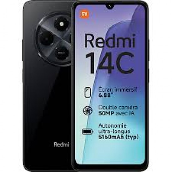 XIAOMI REDMI 14C 8+256GB DS 4G MIDNIGHT BLACK NFC OEM XIAOMI REDMI 14C 8+256GB DS 4G MIDNIGHT BLACK NFC OEM