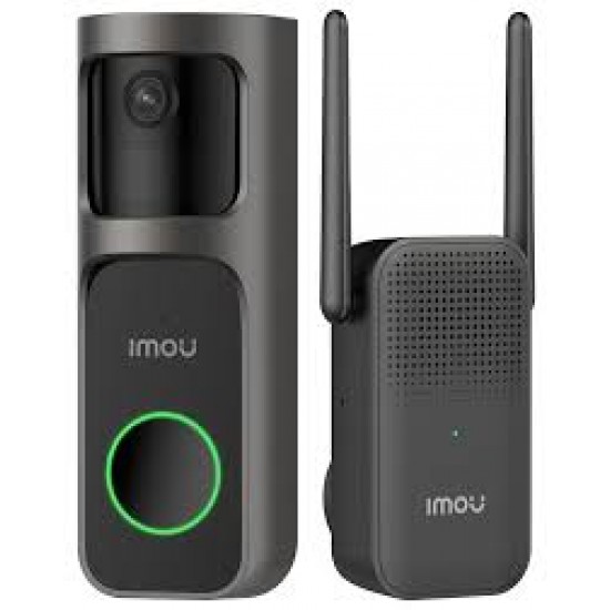 IMOU DOORBELL 2S 2K KIT BLACK DB-2SP-3T0W/DS2S IMOU DOORBELL 2S 2K KIT BLACK DB-2SP-3T0W/DS2S