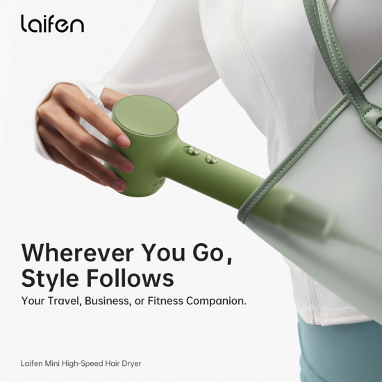 LAIFEN HAIR DRYER MINI GREEN 1HD31-S-EU-GR-001 LAIFEN HAIR DRYER MINI GREEN 1HD31-S-EU-GR-001