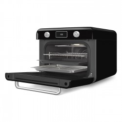 SMEG MULTIFUNCTION COUNTERTOP OVEN 50'S STYLE WITH GALILEO TECHNOLOGY BLACK COF01BLEU
