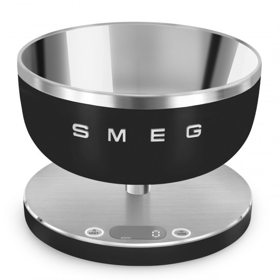 SMEG DIGITAL KITCHEN SCALE BLACK KSC01BLMWW SMEG DIGITAL KITCHEN SCALE BLACK KSC01BLMWW