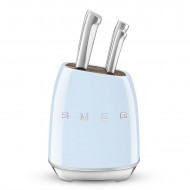 SMEG KNIFE BLOCK 50's STYLE PASTEL BLUE KBSF02PB