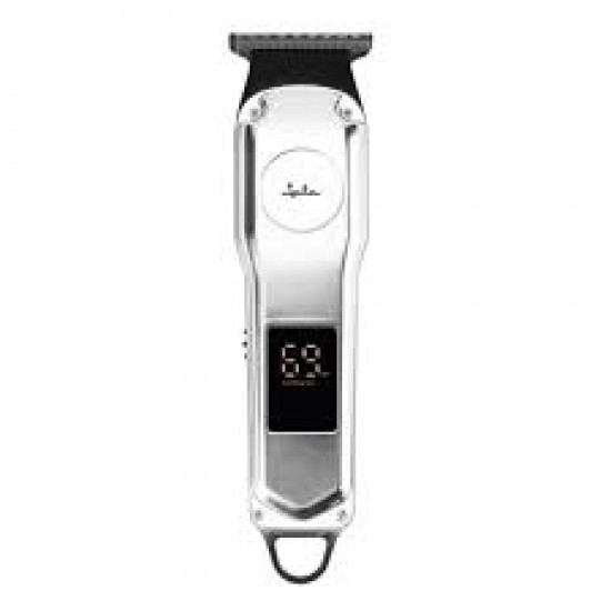JATA HAIR CLIPPER RECHARGABLE 90MIN  5CUTING GUIDES LED DISPLAY SILVER JBCP4200