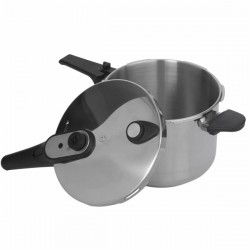 JATA PRESSURE COOKER STAINLESS STEEL 24CM DIAM. 6L INDUCTION READY HOLL2226
