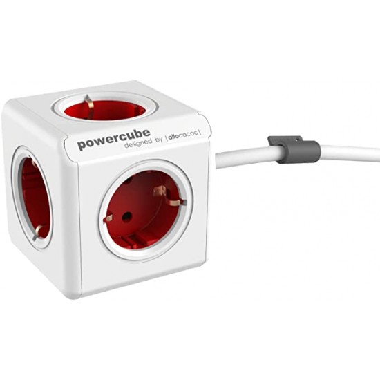 POWERCUBE PLUG EXTENDED 1.5M RED 8300RD/ITEXPC