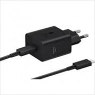 SAMSUNG POWER WALL CHARGER 45W USB-C + CABLE USB-C TO USB-C 1.8M BLACK EP-T4511XBEGEU