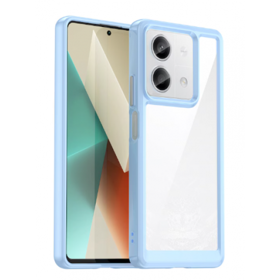 OUTER SPACE CASE WITH GEL FRAME - XIAOMI REDMI NOTE 13 5G - BLUE OUTER SPACE CASE WITH GEL FRAME - XIAOMI REDMI NOTE 13 5G - BLUE