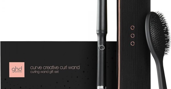 GHD CURVE CURLING IRON CREATIVE CURL WAND GIFT SET en