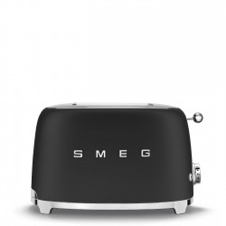 SMEG TOASTER 2X2 50´STYLE MATT BLACK TSF01BLMEU