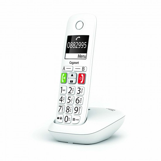 GIGASET WIRELESS LANDLINE PHONE E290 WHITE (S30852-H2901-D202) GIGASET WIRELESS LANDLINE PHONE E290 WHITE (S30852-H2901-D202)