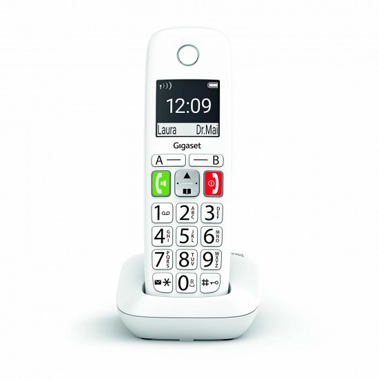 GIGASET WIRELESS LANDLINE PHONE E290 WHITE (S30852-H2901-D202) GIGASET WIRELESS LANDLINE PHONE E290 WHITE (S30852-H2901-D202)