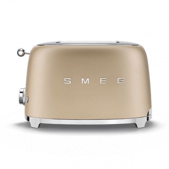 SMEG TOASTER 2X2 50´STYLE CHAMPAGNE TSF01CHMEU SMEG TOASTER 2X2 50´STYLE CHAMPAGNE TSF01CHMEU