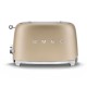 SMEG TOASTER 2X2 50´STYLE CHAMPAGNE TSF01CHMEU SMEG TOASTER 2X2 50´STYLE CHAMPAGNE TSF01CHMEU