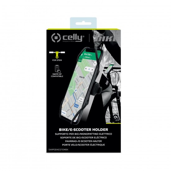CELLY SWIPE BIKE HOLDER STEM BLACK SWIPEBIKESTEMBK CELLY SWIPE BIKE HOLDER STEM BLACK SWIPEBIKESTEMBK