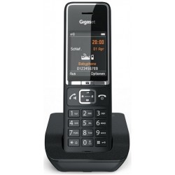 GIGASET WIRELESS PHONE COMFORT 550 BLACK CHROME (S30852-H3001-D204)
