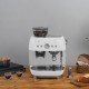 SMEG ESPRESSO MACHINE 50'STYLE WITH INTEGRATED GRINDER WHITE EGF03WHEU SMEG ESPRESSO MACHINE 50'STYLE WITH INTEGRATED GRINDER WHITE EGF03WHEU