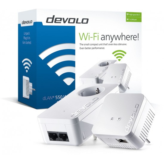 Devolo PLC dLAN 550 Wifi AC Starter Kit Devolo PLC dLAN 550 Wifi AC Starter Kit