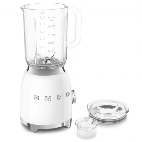 SMEG GLASS BLENDER WHITE BLF03WHEU SMEG GLASS BLENDER WHITE BLF03WHEU
