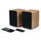 THOMSON HIFI BOOKSHELF SPEAKERS COSY 100W BT 5.0 RCA COMMAND WOOD/BLACK WS602DUO