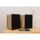 THOMSON HIFI BOOKSHELF SPEAKERS COSY 100W BT 5.0 RCA COMMAND WOOD/BLACK WS602DUO