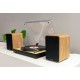 THOMSON HIFI BOOKSHELF SPEAKERS COSY 100W BT 5.0 RCA COMMAND WOOD/BLACK WS602DUO