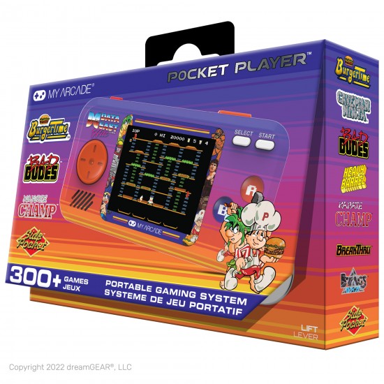 MY ARCADE POCKET PLAYER DATA EAST 308 GAMES DGUNL-4127