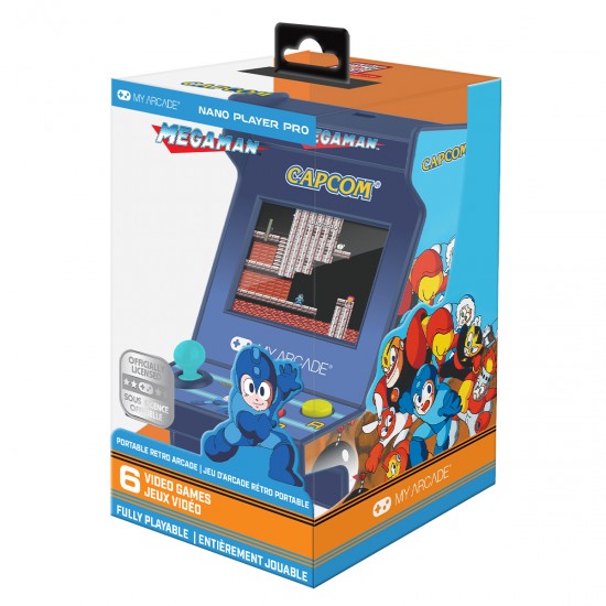 MY ARCADE NANO PLAYER MEGAMAN 6 GAMES 4.5" DGUNL-4188 MY ARCADE NANO PLAYER MEGAMAN 6 GAMES 4.5" DGUNL-4188
