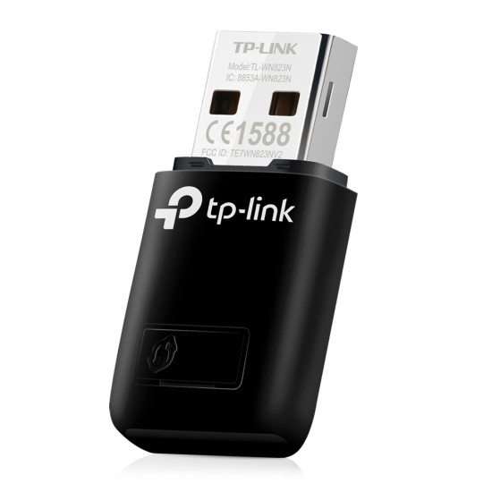 TP-LINK USB NETWORK ADAPTER N300 BLACK TL-WN823N TP-LINK USB NETWORK ADAPTER N300 BLACK TL-WN823N