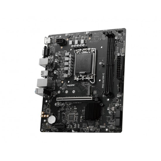 MSI PRO H610M-E MOTHERBOARD INTEL H610 LGA 1700 MICRO ATX 911-7D48-057 MSI PRO H610M-E MOTHERBOARD INTEL H610 LGA 1700 MICRO ATX 911-7D48-057