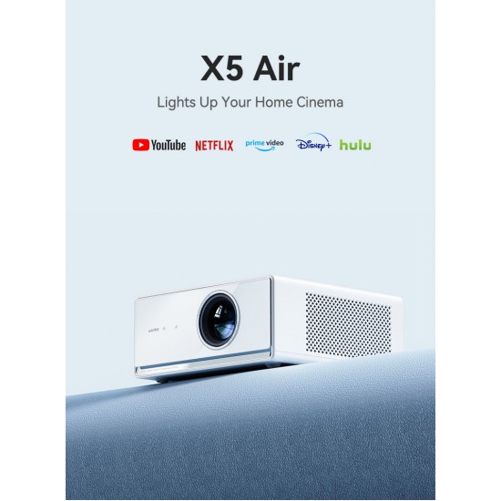 WANBO X5 AIR PROJECTOR FULLHD 1100 ANSI WI-FI6 WANBO OS (ANDROID) WPA31 WHITE WANBO X5 AIR PROJECTOR FULLHD 1100 ANSI WI-FI6 WANBO OS (ANDROID) WPA31 WHITE
