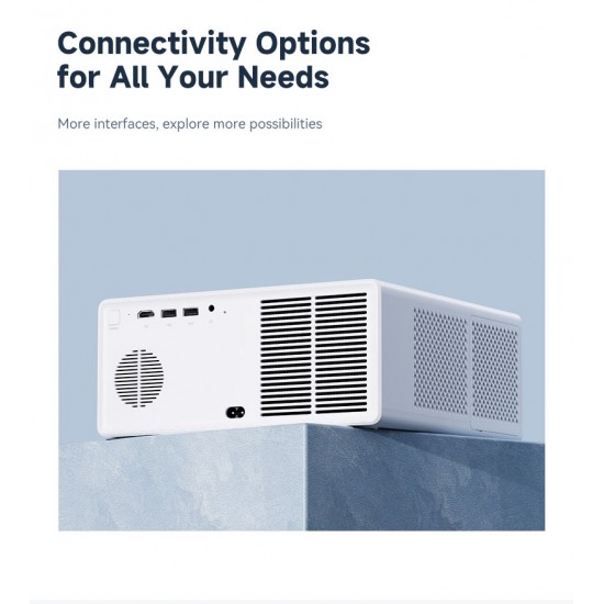 WANBO X5 AIR PROJECTOR FULLHD 1100 ANSI WI-FI6 WANBO OS (ANDROID) WPA31 WHITE WANBO X5 AIR PROJECTOR FULLHD 1100 ANSI WI-FI6 WANBO OS (ANDROID) WPA31 WHITE