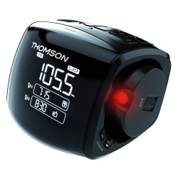 THOMSON FM CLOCK RADIO ALARM WITH PROJECTOR BLACK CP280