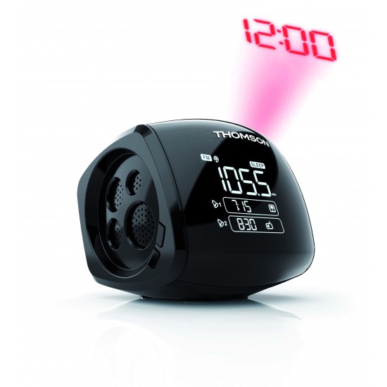 THOMSON ALARM CLOCK WITH PROJECTOR BLACK CP280 THOMSON ALARM CLOCK WITH PROJECTOR BLACK CP280